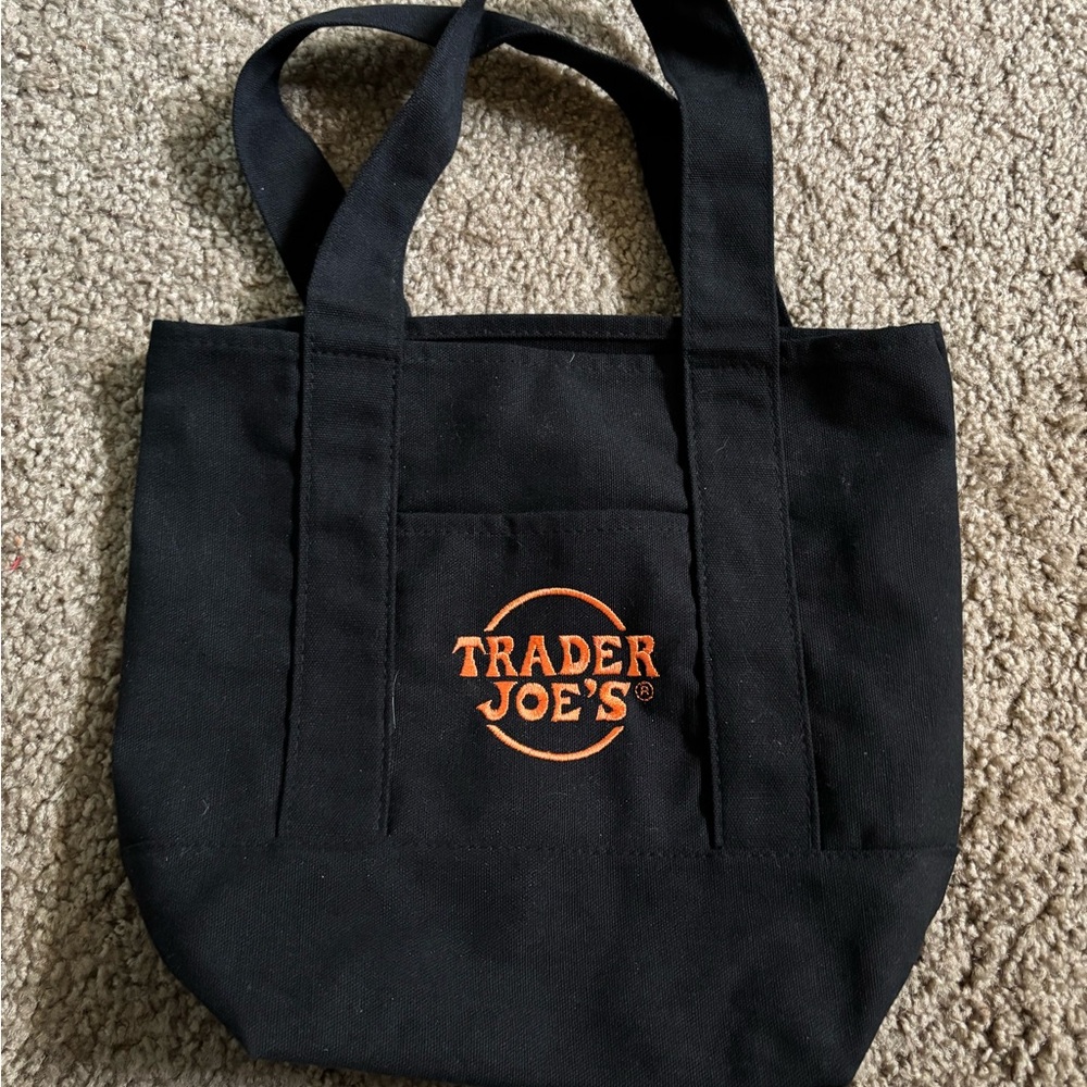 Trader Joe's Black Tote Bag